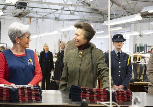 UKFT President HRH The Princess Royal visits Corgi