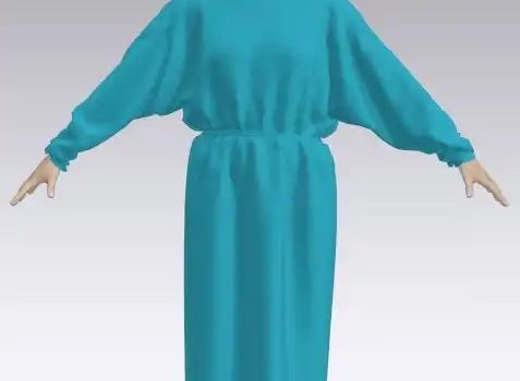 Vetigraph PPE gown pattern