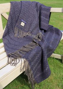 WoolShetland DuskCraegThrow_SkyeTextiles HNA