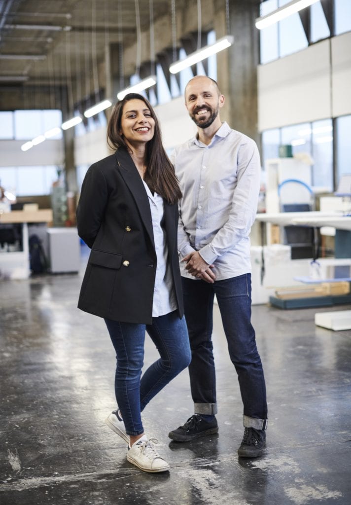 Diana Kakkar and Joshua Rosario, founders of MAES London