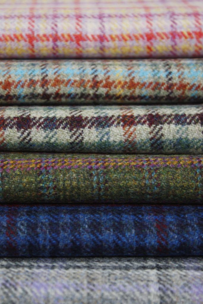 Marton Mills : a selection from their new 100% Wool Tweed range featuring classic heritage checks with a contemporary twist.
