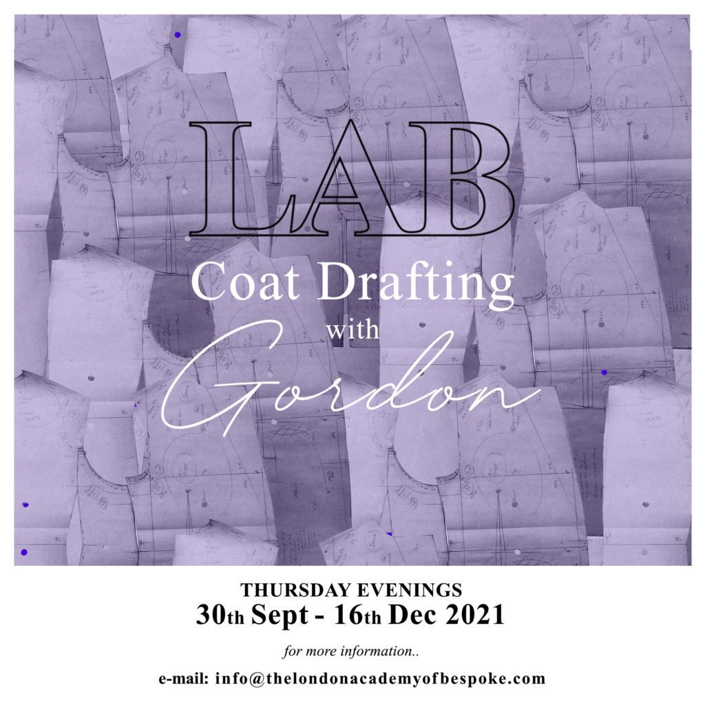 Lab Coat drafting with Gordon