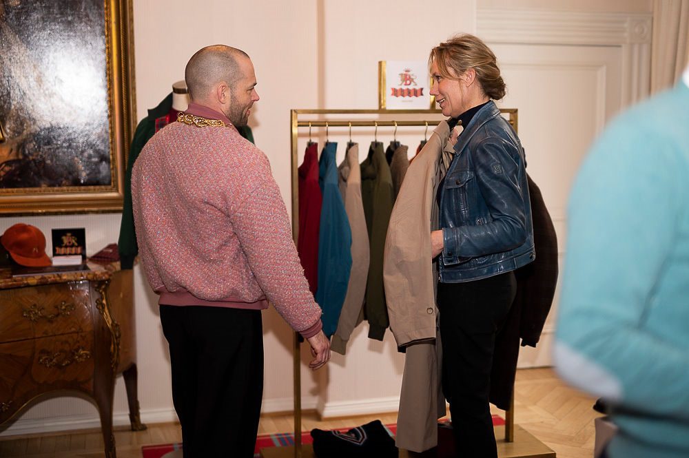 UK menswear event at the British Embassy Stockholm in Sweden