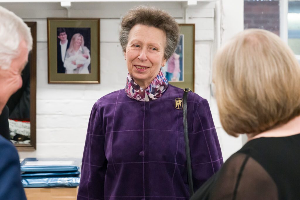 Royal Visit HRH The Princess Royal UKFT President visits GH Hurt & Son