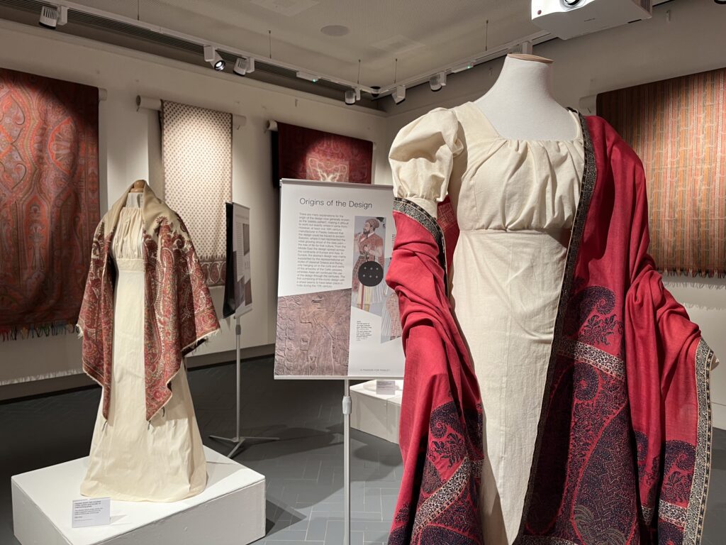 The Paisley shawl exhibition at The Great Tapestry of Scotland