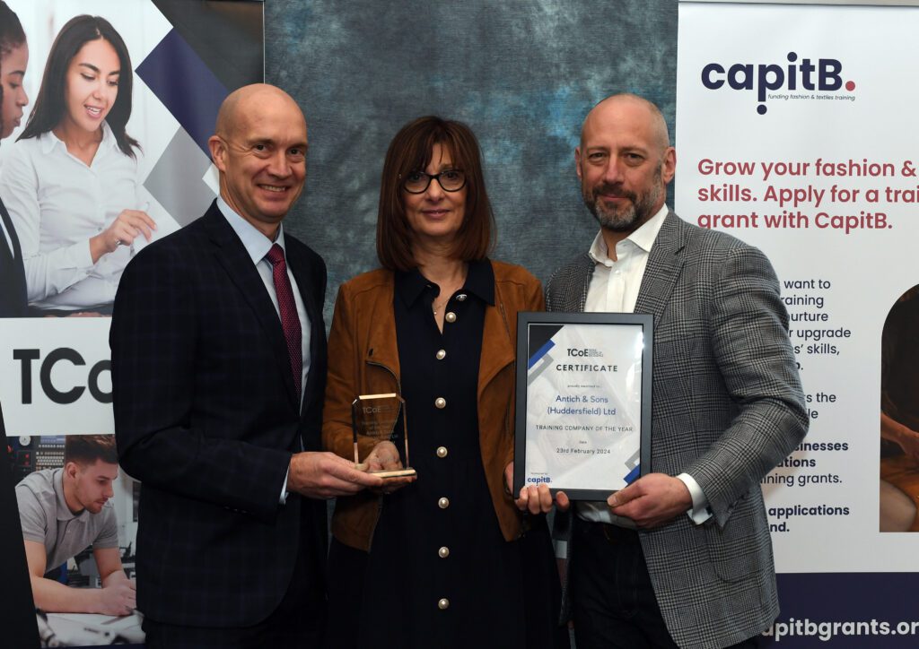 textile centre of excellence capitb awards charity textiles