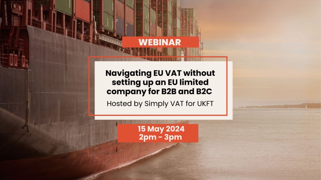 Webinar banner EU VAT with Simply VAT