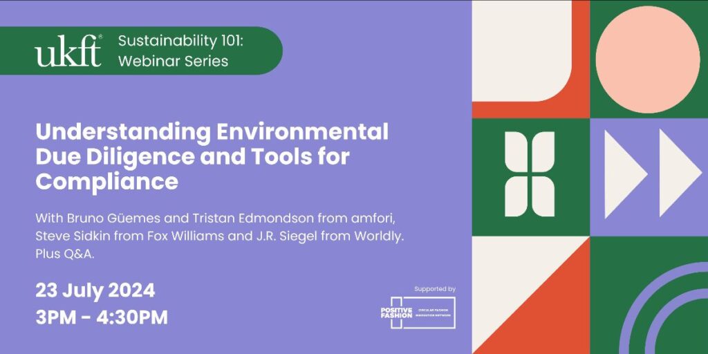 sustainability 101 webinar legislations REACH ukft webinar due diligence