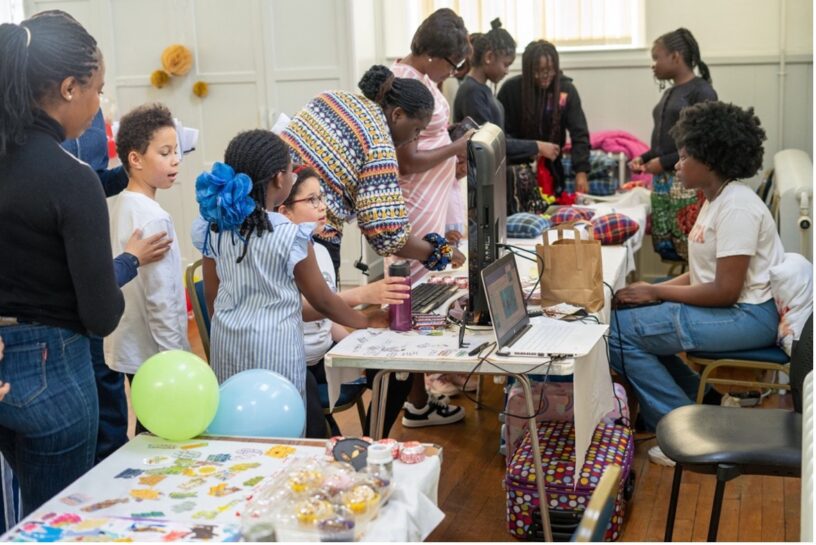 kids doing a workshop