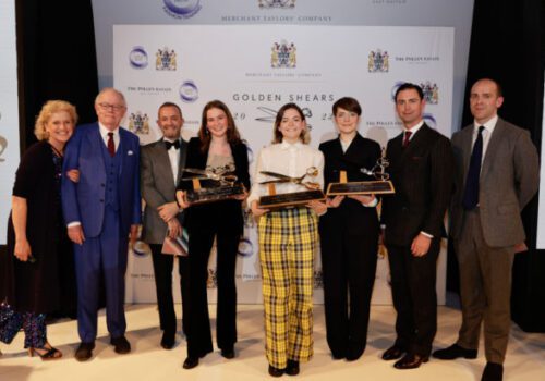 The Golden Shears 2023 Final at The Merchant Taylors Hall, London.