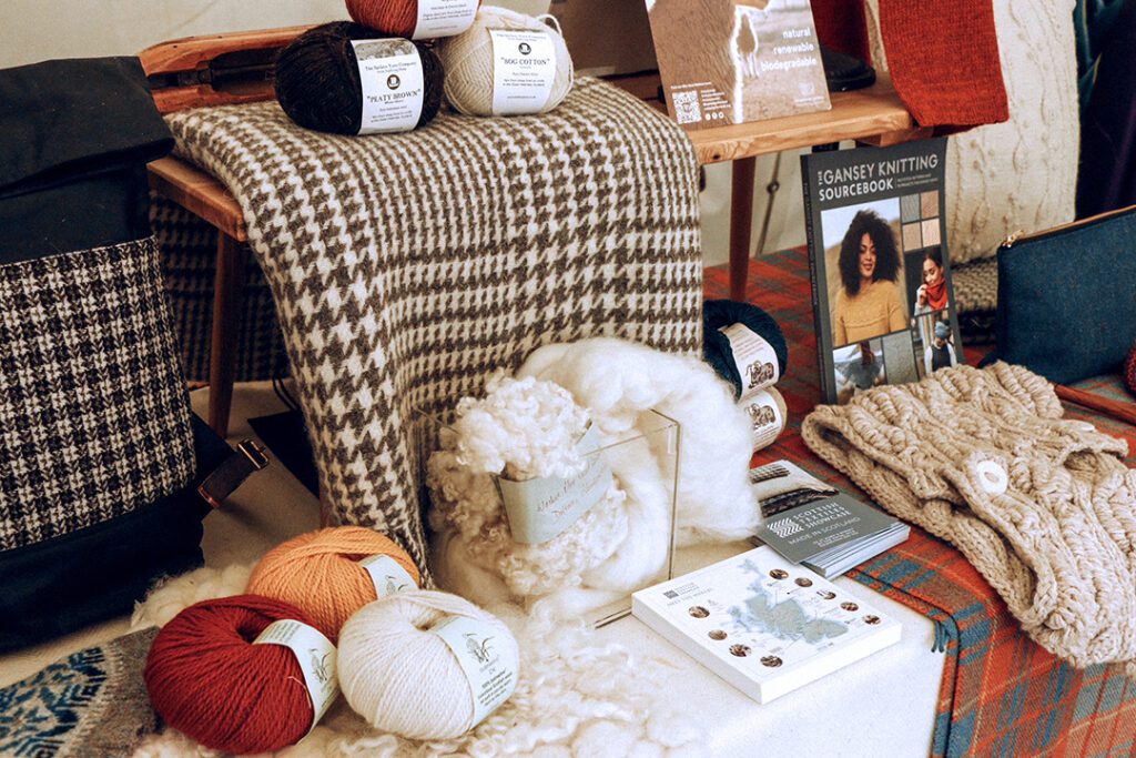 Scottish Textiles Showcase stall