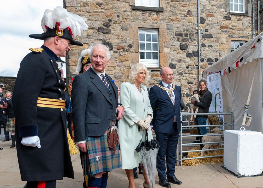 HRH King Charles and Queen Camilla at the 900th anniversary of Edinburgh