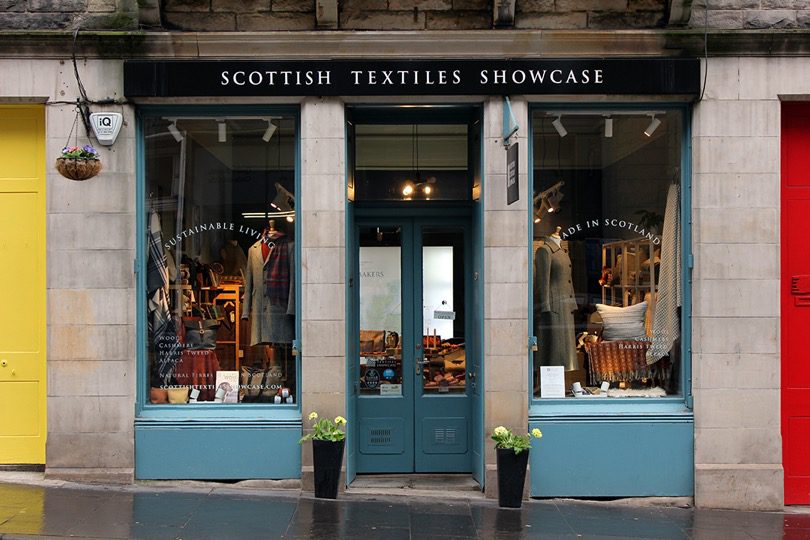 Scottish Textiles Showcase shop front