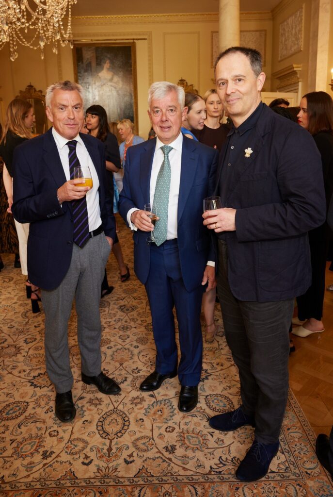 Nigel Lugg with new UKFT Chairman Stewart McGuffie and UKFT treasurer Ian Maclean