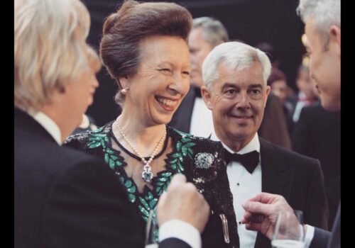 Nigel Lugg with the UKFT President HRH The Princess Royal