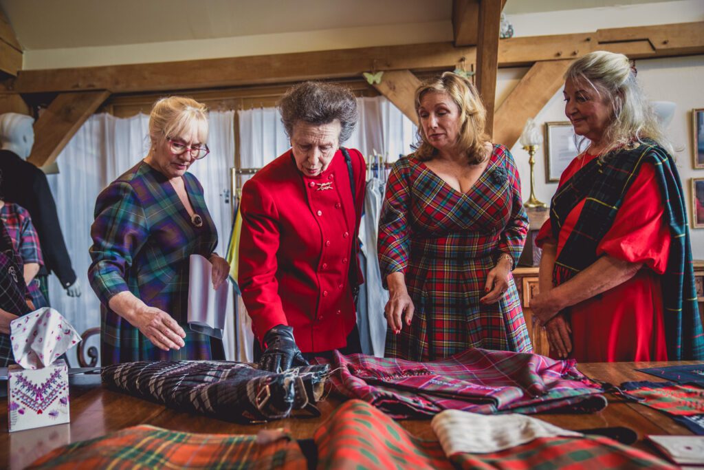 The Princess Royal meeting Juliet-student working towards accreditation and Joanne who created for her son.