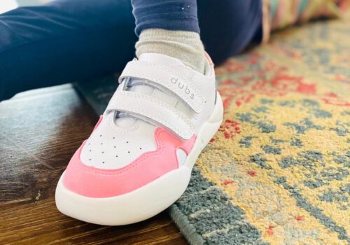 Dubs member spotlight. Kids footwear. Sustainable shoes for kids.