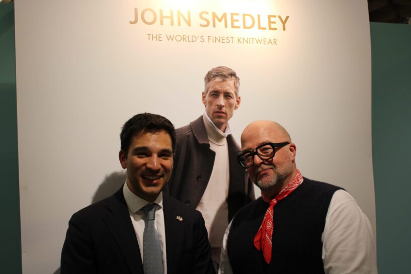 Pitti Uomo Jan 25 John Smedley