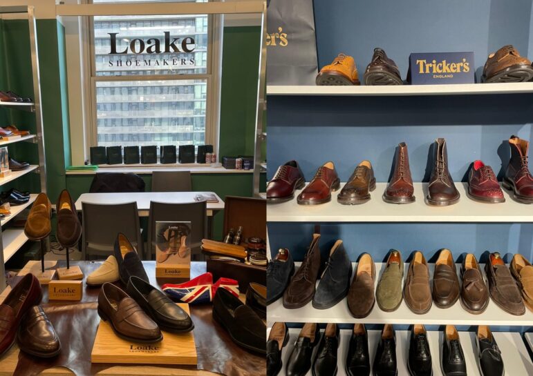 Top left: Loake, top right: Tricker’s