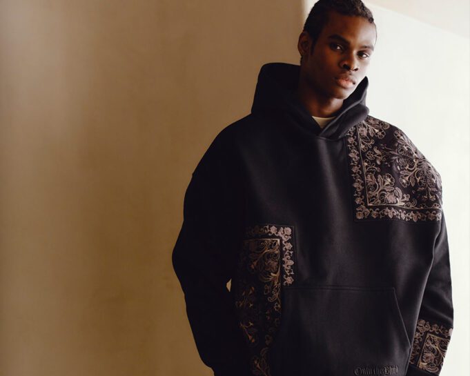 Only the Blind-model wearing contemporary and streetwear styles