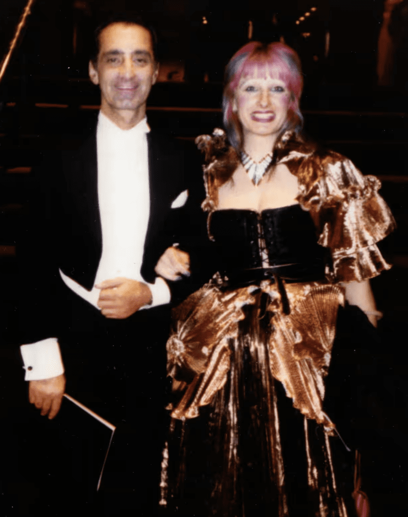 David Sassoon with Zandra Rhodes
