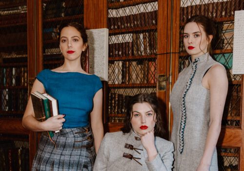 Models wear Sacha MacAulay compostable clothing